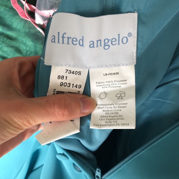 Stunning teal button back dress - Picture 3 of 4